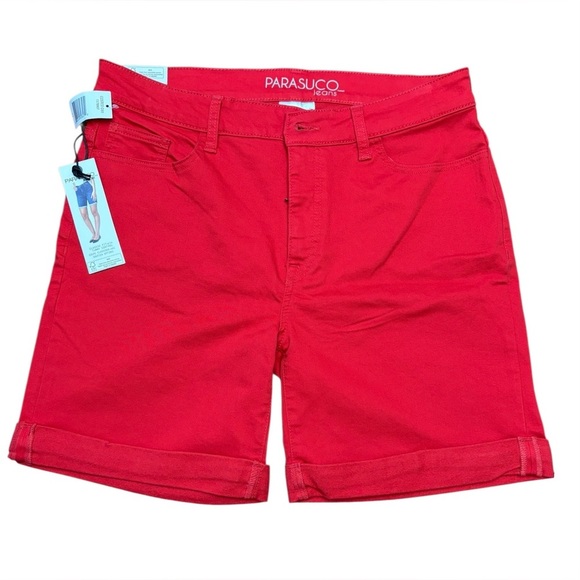 Parasuco Jeans Shorts, Size 12, Red - Picture 2 of 9